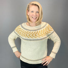 Load image into Gallery viewer, Forsythian Pullover Knitting Kit | Queensland United