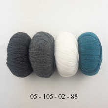 Load image into Gallery viewer, Gradient Baby Blanket (Alpaca Soxx version) Knitting Kit | Lang Yarns Alpaca Soxx & Knitting Pattern (#292)