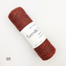 Load image into Gallery viewer, Deco Shawlette (Tussah Tweed version) Knitting Kit | Tussah Tweed & Knitting Pattern (#324B)