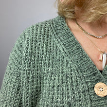 Load image into Gallery viewer, Visiting Cardigan Knitting Kit | Queensland Kathmandu Aran