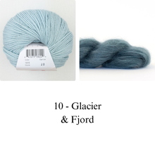 Load image into Gallery viewer, Cardigan No. 9 Knitting Kit | Ella Rae Cashmereno Aran & Madelinetosh Silk Cloud
