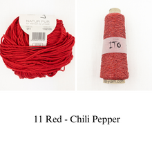 Load image into Gallery viewer, Mira Tee Knitting Kit | Lana Grossa Solo Lino and Ito Kinu