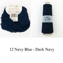 Load image into Gallery viewer, Mira Tee Knitting Kit | Lana Grossa Solo Lino and Ito Kinu