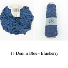 Load image into Gallery viewer, Mira Tee Knitting Kit | Lana Grossa Solo Lino and Ito Kinu