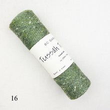 Load image into Gallery viewer, Deco Shawlette (Tussah Tweed version) Knitting Kit | Tussah Tweed & Knitting Pattern (#324B)