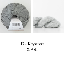 Load image into Gallery viewer, Cardigan No. 9 Knitting Kit | Ella Rae Cashmereno Aran & Madelinetosh Silk Cloud