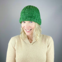 Load image into Gallery viewer, Malabrigo Ribbed Beanie Knitting Kit | Malabrigo Worsted & Knitting Pattern (#420)