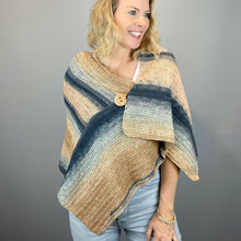 Load image into Gallery viewer, Krista Wrap Crochet Kit | Freia Superwash Merino Silk Sport & Crochet Pattern (#390)