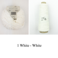 Load image into Gallery viewer, Mira Tee Knitting Kit | Lana Grossa Solo Lino and Ito Kinu