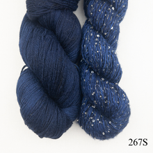 Load image into Gallery viewer, Tidepools Shawlette Knitting Kit | Artyarns Ensemble, Merino Cloud, & Knitting Pattern (#414)