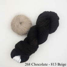 Load image into Gallery viewer, Angora Horizontal Ribbed Cowl (small version) Knitting Kit | Galler Belangor, Artyarns Merino Cloud, & Knitting Pattern (#316)