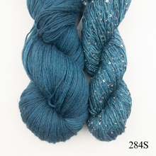 Load image into Gallery viewer, Tidepools Shawlette Knitting Kit | Artyarns Ensemble, Merino Cloud, & Knitting Pattern (#414)