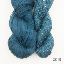 Load image into Gallery viewer, Tidepools Shawlette Knitting Kit | Artyarns Ensemble, Merino Cloud, &amp; Knitting Pattern (#414)
