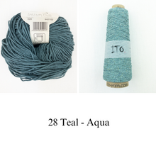 Load image into Gallery viewer, Mira Tee Knitting Kit | Lana Grossa Solo Lino and Ito Kinu