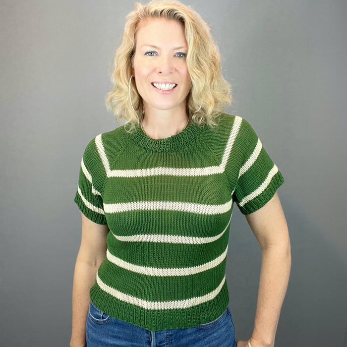 Cozy Classic Raglan Knitting Kit | Ella Rae Eco Organic Cotton