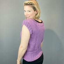 Load image into Gallery viewer, Seven Sisters Top | Blue Sky Fibers Organic Cotton Worsted