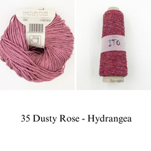 Load image into Gallery viewer, Mira Tee Knitting Kit | Lana Grossa Solo Lino and Ito Kinu