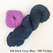 Load image into Gallery viewer, Angora Horizontal Ribbed Cowl (small version) Knitting Kit | Galler Belangor, Artyarns Merino Cloud, & Knitting Pattern (#316)