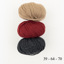 Load image into Gallery viewer, Cashmere Three Color Patterned Cowl Knitting Kit | Lang Yarns Cashmere Premium & Knitting Pattern (#410)