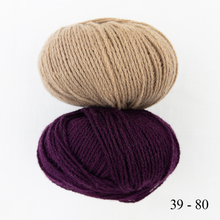 Load image into Gallery viewer, Two Tone Square Top Hat Knitting Kit | Lang Yarns Cashmere Premium & Knitting Pattern (#421)