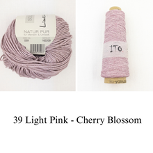 Load image into Gallery viewer, Mira Tee Knitting Kit | Lana Grossa Solo Lino and Ito Kinu