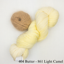 Load image into Gallery viewer, Angora Horizontal Ribbed Cowl (small version) Knitting Kit | Galler Belangor, Artyarns Merino Cloud, & Knitting Pattern (#316)