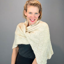 Load image into Gallery viewer, Tanglewood Entrelac Stole Knitting Kit | Tanglewood Cashmere Handspun & Knitting Pattern (#440)