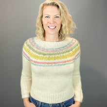 Load image into Gallery viewer, Ranunculus Knitting Kit | Dream in Color Smooshy with Cashmere, Rowan Kidsilk Haze & Manos del Uruguay Fino Minis