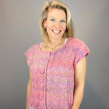 Load image into Gallery viewer, Short and Sweet Top Knitting Kit | Noro Kakigori & Knitting Pattern