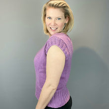 Load image into Gallery viewer, Seven Sisters Top | Blue Sky Fibers Organic Cotton Worsted