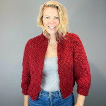 Load image into Gallery viewer, Nanaimo Cardigan Knitting Kit | Knit Collage Sister