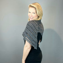 Load image into Gallery viewer, Montego Shawl Crochet Kit | Road to China Light