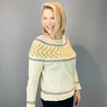 Load image into Gallery viewer, Forsythian Pullover Knitting Kit | Queensland United
