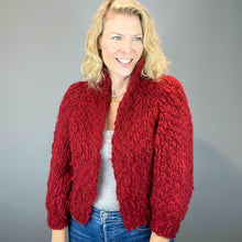 Load image into Gallery viewer, Nanaimo Cardigan Knitting Kit | Knit Collage Sister