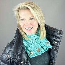 Load image into Gallery viewer, Spun Cloud Light Neck Wrap Knitting Kit | Knit Collage Spun Cloud Light & Knitting Pattern (#422)