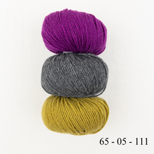 Load image into Gallery viewer, Cashmere Three Color Patterned Cowl Knitting Kit | Lang Yarns Cashmere Premium & Knitting Pattern (#410)