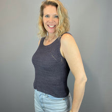 Load image into Gallery viewer, Slanting Slip-On Tank | Lana Grossa Solo Lino