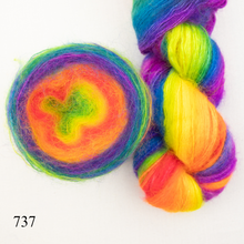 Load image into Gallery viewer, Artyarns Mohair Ombre Scarf Knitting Kit | Artyarns Mohair Ombre and Knitting Pattern (#383)