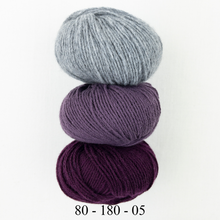 Load image into Gallery viewer, Cashmere Three Tone Fingerless Mitts | Lang Yarns Cashmere Premium and Knitting Pattern (#407)
