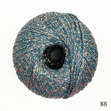Load image into Gallery viewer, Teal Copper ball of Lang Yarns Lame Soft.