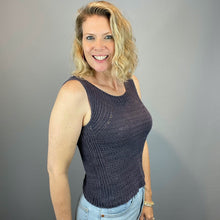 Load image into Gallery viewer, Slanting Slip-On Tank | Lana Grossa Solo Lino