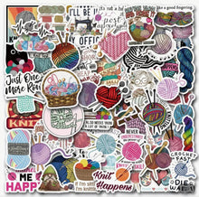 Load image into Gallery viewer, Atelier Knitting & Crochet Vinyl Stickers | Pack of 60