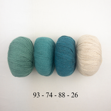 Load image into Gallery viewer, Gradient Baby Blanket (Alpaca Soxx version) Knitting Kit | Lang Yarns Alpaca Soxx & Knitting Pattern (#292)