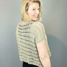 Load image into Gallery viewer, Mira Tee Knitting Kit | Lana Grossa Solo Lino and Ito Kinu