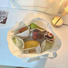 Load image into Gallery viewer, Atelier Canvas Tote Bag with Interior Pockets
