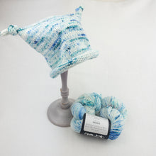 Load image into Gallery viewer, Knotted Corners Hat (Baby & Kids) Knitting Kit | MollyGirl Rock Star DK & Knitting Pattern (#247)