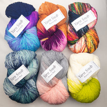 Load image into Gallery viewer, Happiness Pullover Knitting Kit | Yarn Snob Power Ball & Knitting Pattern