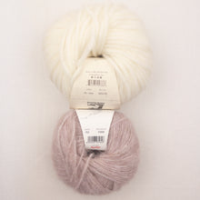 Load image into Gallery viewer, Marble Sweater Knitting Kit | Juniper Moon Beatrix & Katia Alpaca Silver