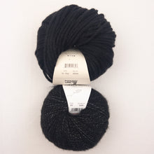 Load image into Gallery viewer, Marble Sweater Knitting Kit | Juniper Moon Beatrix & Katia Alpaca Silver