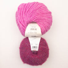 Load image into Gallery viewer, Marble Sweater Knitting Kit | Juniper Moon Beatrix & Katia Alpaca Silver